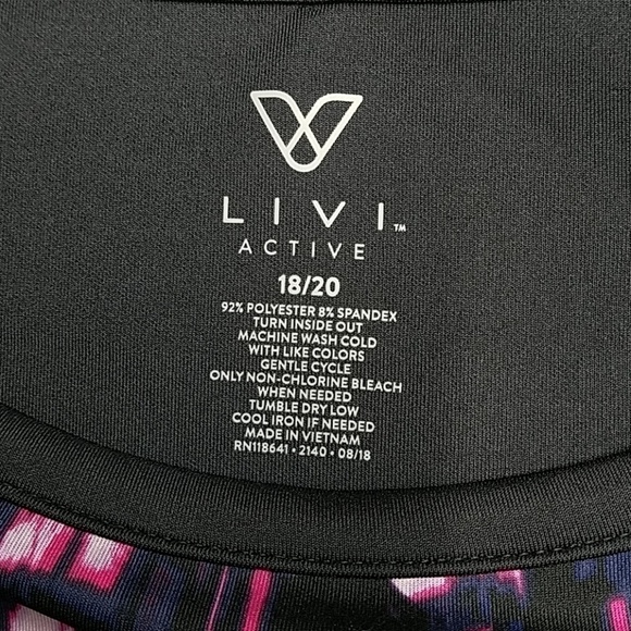 Lane Bryant Scuba Raglan Active Top 18 - Picture 8 of 9